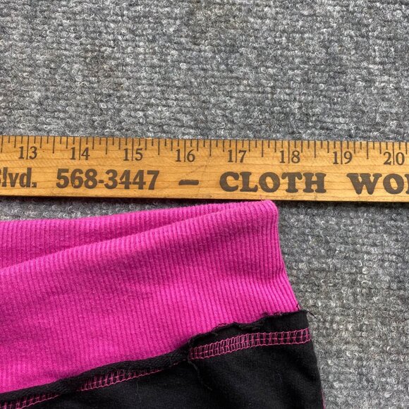 Disney Pants Womens Juniors XL 15/17 Minnie Mouse Black Pink Lounge Athleisure - Picture 11 of 12